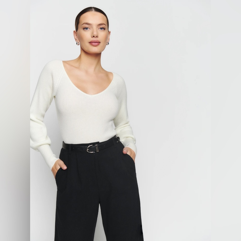 NWT Reformation Hart Cashmere sweater